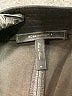 BCBGMAXAZRIA 100% Polyurethane Metallic Black Silver Track Pants Size M - photo 7
