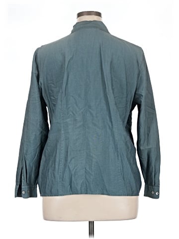 August Max Woman Long Sleeve Silk Top (view 2)