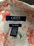 Chaps 100% Cotton Floral Pink Long Sleeve Blouse Size 2X - photo 7