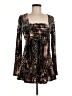 Boston Proper Animal Print Brown Casual Dress Size M - photo 1
