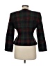 Le Suit Plaid Burgundy Blazer Size 6 Petite - photo 2