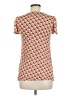 Apostrophe 100% Rayon Orange Short Sleeve Blouse Size M - photo 2
