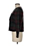 Le Suit Plaid Burgundy Blazer Size 6 Petite - photo 5