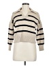 Old Navy Stripes Tan Pullover Sweater Size Med Petite - photo 1
