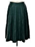J.Crew 100% Polyurethane Solid Green Formal Skirt Size 4 - photo 1