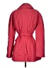 St. John's Bay 100% Cotton Red Trenchcoat Size S - photo 2