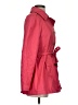 St. John's Bay 100% Cotton Red Trenchcoat Size S - photo 4