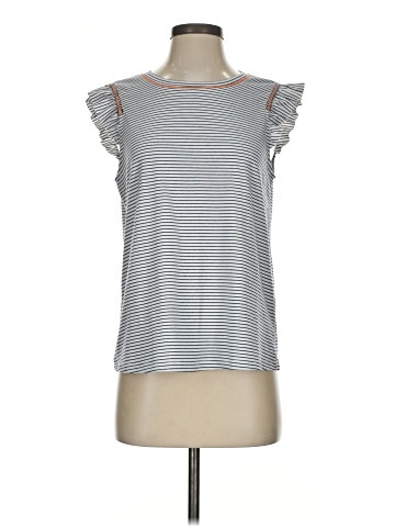 Hem & Thread Short Sleeve Top (view 1)