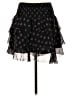 Intermix 100% Silk Stars Black Silk Skirt Size S - photo 2