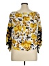 Unique Spectrum Yellow 3/4 Sleeve Blouse Size XL - photo 2