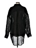 Vitamin A 100% Linen Black Long Sleeve Blouse Size M - photo 2