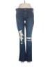 J Brand Hearts Blue Jeans Size 27 waist - photo 1