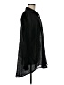 Vitamin A 100% Linen Black Long Sleeve Blouse Size M - photo 4