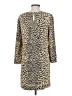 J.Crew Animal Print Tan Casual Dress Size 4 - photo 2
