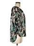 Lauren Conrad 100% Polyester Teal 3/4 Sleeve Blouse Size M - photo 4