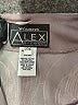 Alex Evenings Metallic Silver 3/4 Sleeve Blouse Size 20 - photo 7