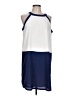 Charming Charlie 100% Polyester Color Block Blue Casual Dress Size L - photo 1