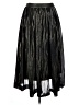 Ashley Stewart 100% Polyester Metallic Black Formal Skirt Size 2X Plus - photo 1