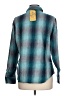 Riders by Lee Plaid Teal Long Sleeve Button-Down Shirt Size L - photo 2