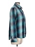 Riders by Lee Plaid Teal Long Sleeve Button-Down Shirt Size L - photo 4