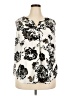 Ryan Wythe 100% Polyester Floral Ivory Sleeveless Blouse Size 2X - photo 1