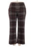 Ashley Stewart Plaid Brown Casual Pants Size 18 Plus - photo 1