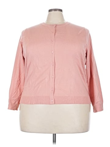 Kathy Ireland 3/4 Sleeve Button-Down Shirt (view 1)