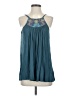 One September 100% Rayon Teal Sleeveless Blouse Size S - photo 1