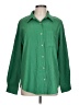 Unbranded Green Long Sleeve Blouse Size L - photo 1