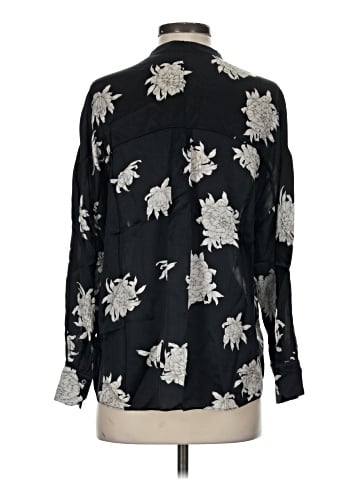 Vince. 3/4 Sleeve Silk Top (view 2)