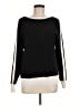 Blanc Noir Color Block Black Pullover Sweater Size M - photo 1