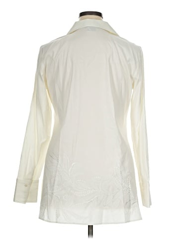 PaperWhite Long Sleeve Blouse (view 2)