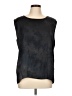 Sarah Pacini 100% Viscose Black Sleeveless Blouse Size XL (4) - photo 1