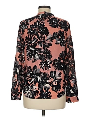 Rebecca Taylor Long Sleeve Silk Top (view 2)
