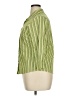 A.L.C. Stripes Green 3/4 Sleeve Button-Down Shirt Size XL - photo 5