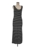 Express Stripes Black Casual Dress Size M - photo 1