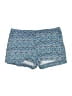 H&M Chevron-herringbone Blue Shorts Size 8 - photo 1
