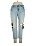 Old Navy Color Block Blue Jeans Size 14 - photo 1