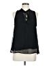 Old Navy 100% Polyester Black Sleeveless Blouse Size M - photo 1
