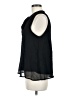 Old Navy 100% Polyester Black Sleeveless Blouse Size M - photo 5