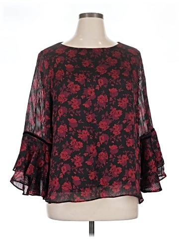 Kasper 3/4 Sleeve Blouse (view 1)