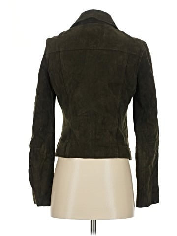 Aqua Leather Jacket (view 2)