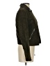 Aqua 100% Leather Green Leather Jacket Size S - photo 4