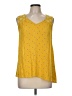 Old Navy 100% Rayon Yellow Sleeveless Blouse Size M - photo 1