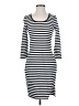Express Stripes White Casual Dress Size S - photo 1