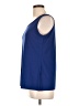IMAN Blue Sleeveless Top Size L - photo 5