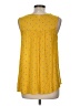 Old Navy 100% Rayon Yellow Sleeveless Blouse Size M - photo 2