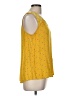 Old Navy 100% Rayon Yellow Sleeveless Blouse Size M - photo 4