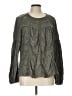 Sundance Gray Long Sleeve Blouse Size L - photo 1