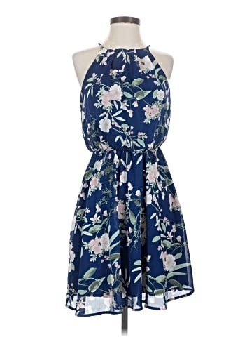 Blue Rain Casual Dress (view 1)